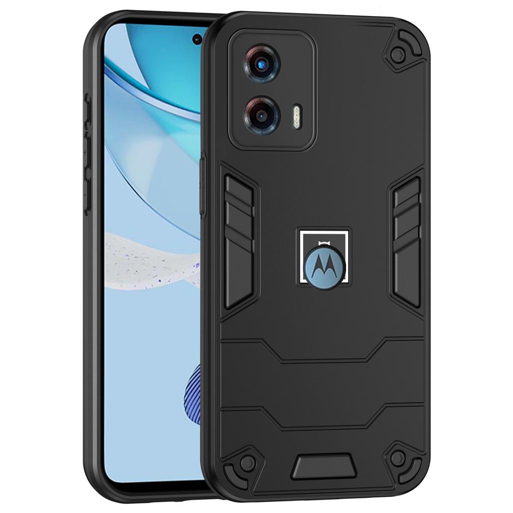 Для Motorola Мото G 5G (2023) Чехол для телефона Мягкий ТПУ Жесткий ПК Двухслойный защитный чехол