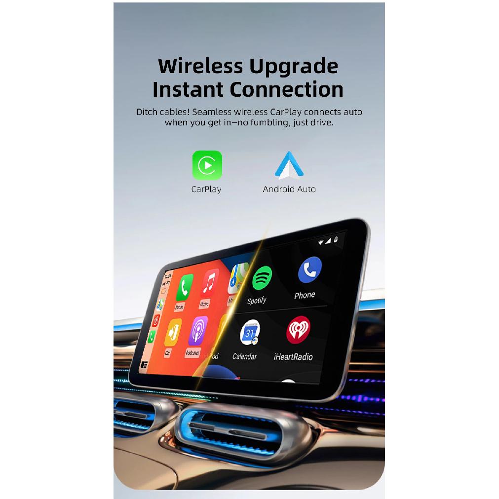 Беспроводной адаптер Carplay USB Type-A для подключения Apple Carplay и Android Auto Поддерживает как беспроводное, так и Wi-Fi соединение