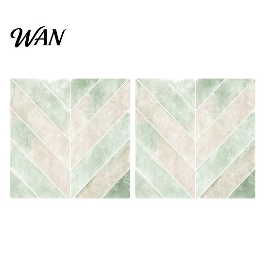 Retro Marble Wall Sticker 2 Pcs Tile Stickers, Peel And Stick Backsplash, Self Adhesive Oil-proof Waterproof Kitchen Decals for Kitchen, Bathroom,