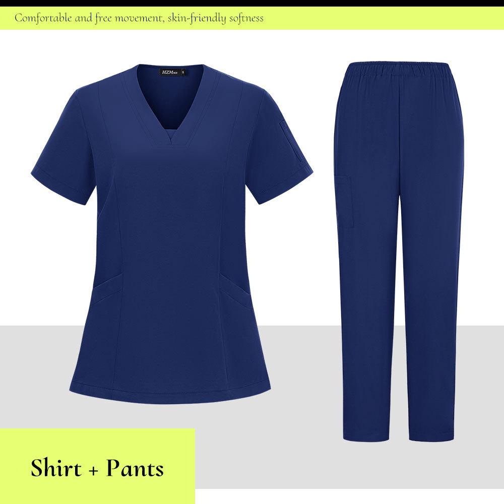 Унисекс быстросохнущий костюм для стоматологической клиники и хирургический халат