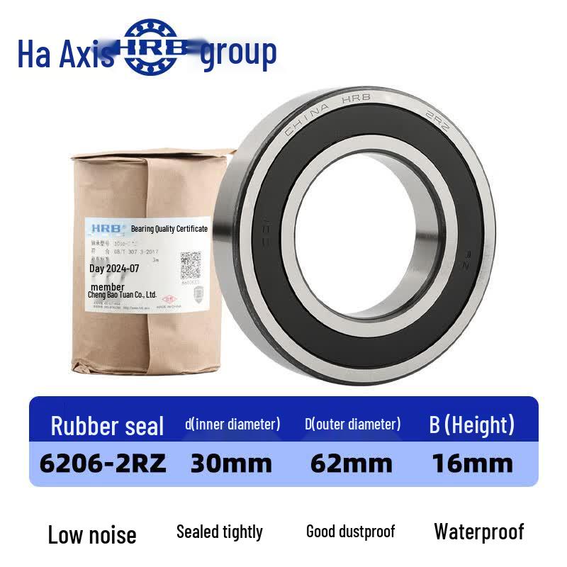 HRB 6206-2RZ Deep Groove Ball Bearing