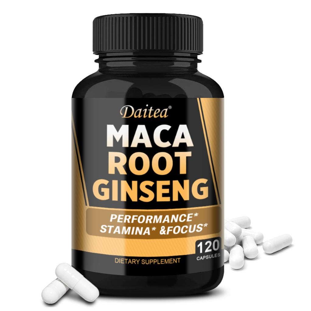Maca Root Proprietary Blend Supplement, 120 Herbal Extracts Capsules Per Bottle