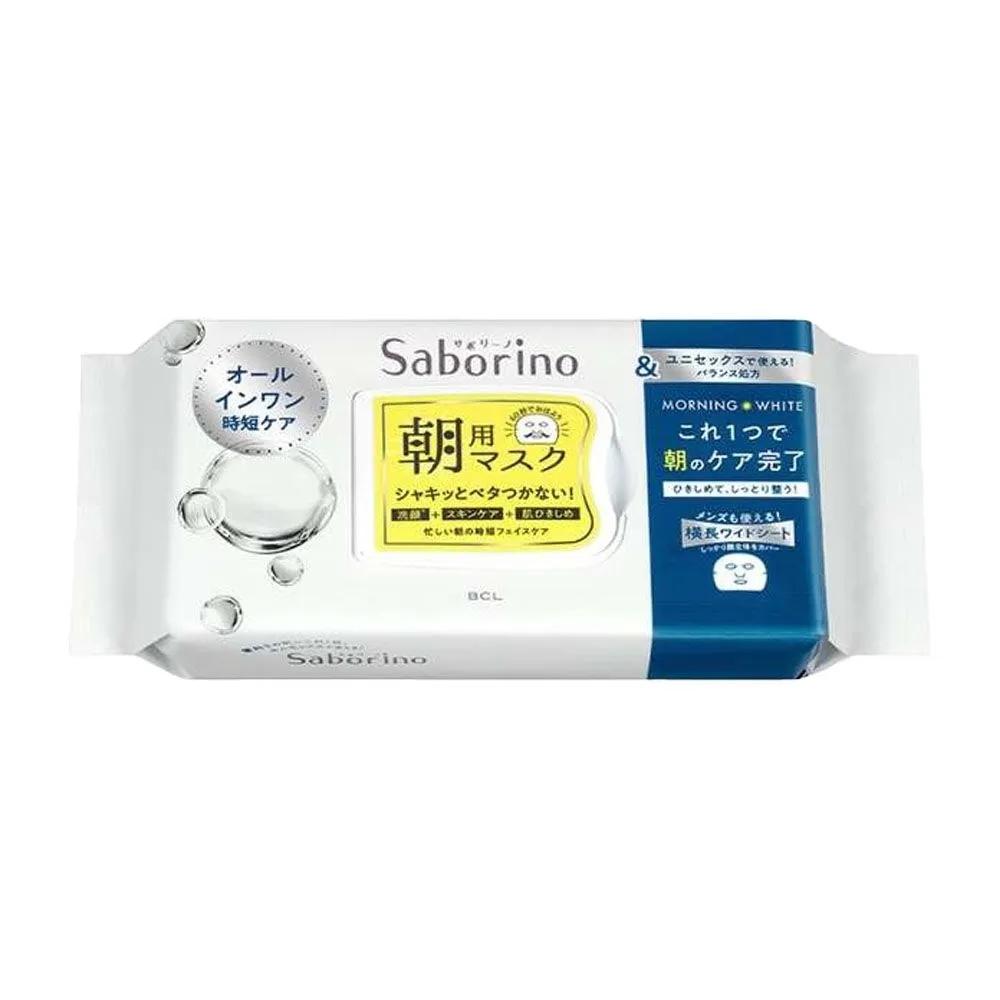 SABORINO Morning & White Mask 32 Sheets ReFresh Herbal Scent