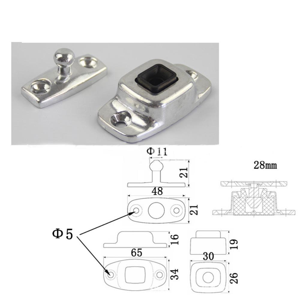 Replacement RV Door Holder Aluminum Alloy Trailer Entry Door Latch RV Door Latch  RV Camper