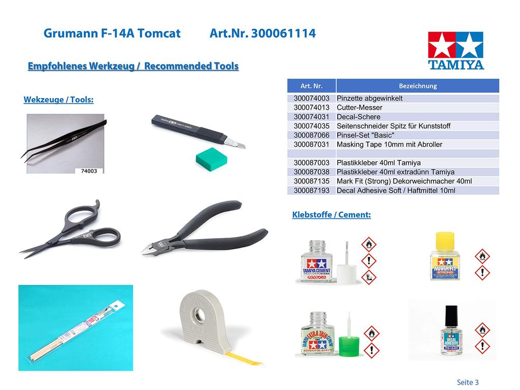 TAMIYA Masterpiece Series Grumman Tomcat Plastic Model 61114 1/48 No.114 F-14A