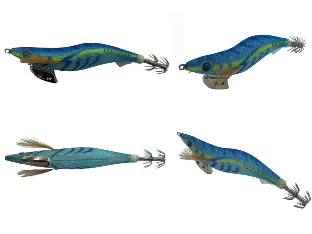 3.5# Светящаяся Радужная Креветка Медленно Тонущая Приманка с Погремушкой и УФ-Приманкой для Морской Рыбалки