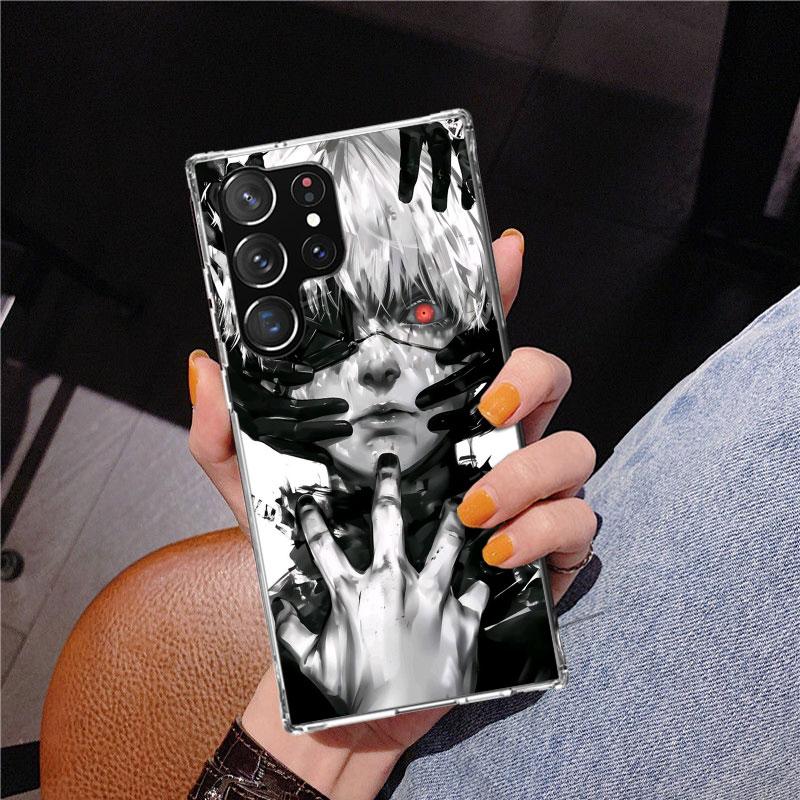 Чехол для телефона G-Ghoul Tokyo Kaneki Ken для Samsung Galaxy S24 S25 Edge S26 Ultra S23 S22 S21 Plus S20 FE + Чехол с персонализированной печатью
