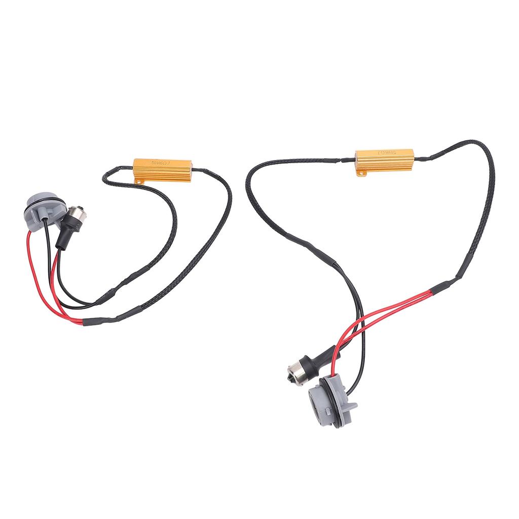 50 Вт 6 Ом LED Декодер-резистор Антимерцание Автомобильные лампы Резистор Адаптер жгута для указателя поворота Дневной ходовой свет