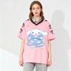 Hello Kitty sporty sweet and cool summer T-shirt, plus size women's adult top