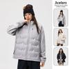 Mens Lightweight Stand Collar Down Jacket Casual Outdoor Warm Puffer Coat Winter Daily Wear