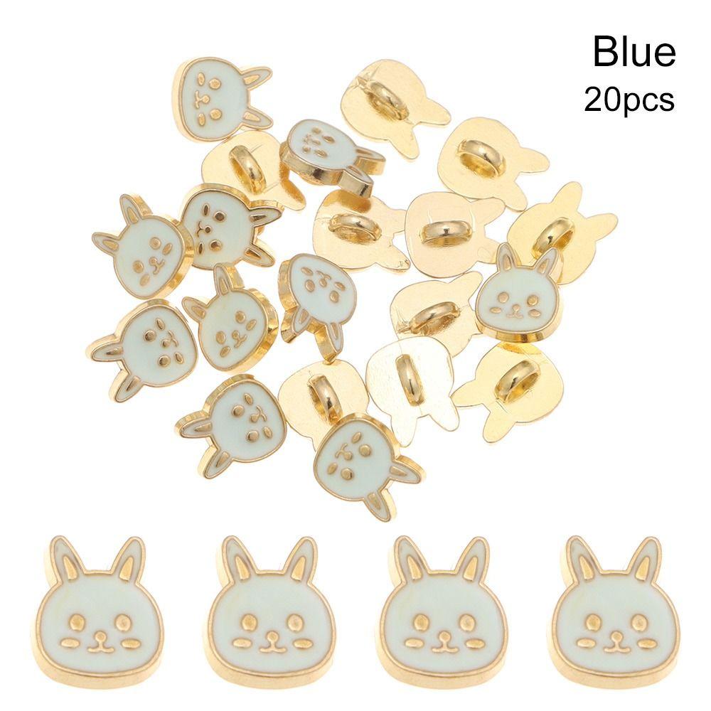 Sewing Accessories Ultra-small Buckle Doll Rabbit Buttons Doll Belt Buckles 1/6 Dolls Clothing