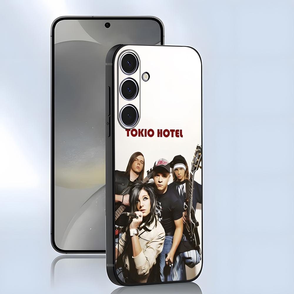 Чехол для телефона с ремешком T-Tokio Hotel для Samsung S26 S25 Plus S20 S20 Plus S22 Ultra S23 FE S21 Plus S21 Ultra Мягкий чехол