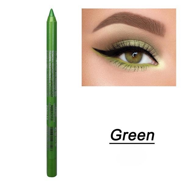 Многоцветная мерцающая подводка для глаз, гелевая подводка для глаз, 4-в-1, цветная подводка для глаз, тени для век и карандаш для бровей, водостойкая и долговечная