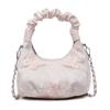 New Chinese niche women's bag 2025 new summer national tide style embroidered hand-carried small bag large commuter shoulder crossbody bag