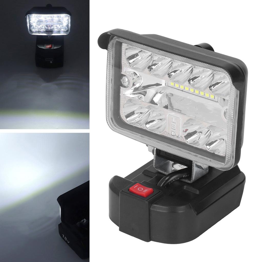 3-дюймовый светодиодный рабочий светильник с подставкой, беспроводная лампа для наружного освещения, аварийная 54 Вт, 2800 лм, 6500 К