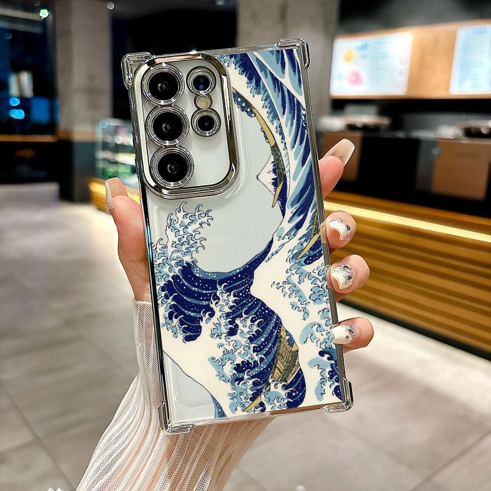 Япония Аниме Великая волна в Канагаве Чехол Для телефона Galaxy S26Ultra Для Samsung S26 S25 S24 S23 S21 Ultra S20 FE S25 Plus Чехол