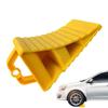 Anti-Slip Car Wheel Chocks Wear-Resistant Cars Tire Stopper Yellow Car Wheel Driveway Ramps Multipurpose For RVs Trailers
