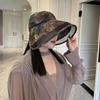 Summer Wrap-around Organza Sun Hat Women's Breathable UV Protection Big Edge Sun Protection Hat Semi-empty Top Sun Hat