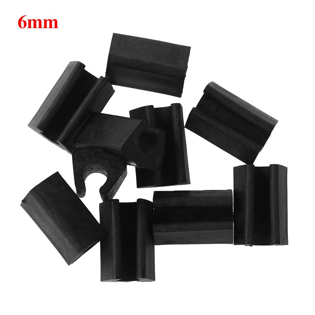 10 шт. U-образные нескользящие ножки для офисного стула, подушечки для трубок, табурет, чехлы для подушек с отверстием для ног, стальные зажимы для труб, защитные накладки на пол