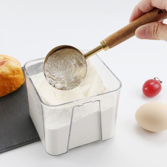 Полезные мерные ложки многоразовые кухонные аксессуары золотого цвета