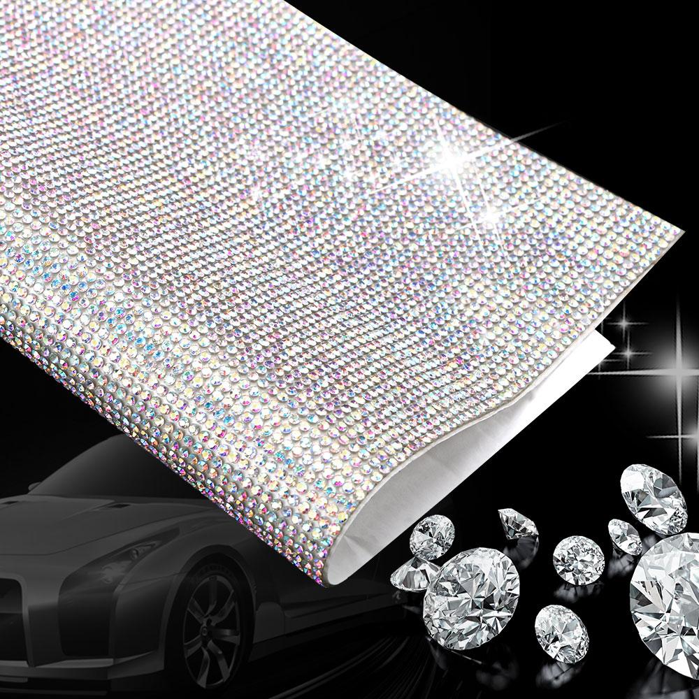 Bling Bling Самоклеящиеся наклейки для украшения автомобиля со стразами Наклейки на автомобиль Автомобильные наклейки