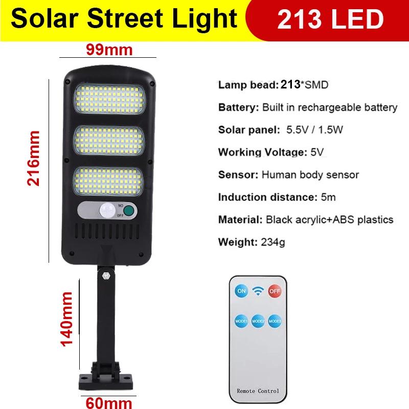 Солнечный свет с датчиком движения, уличный солнечный светильник, водонепроницаемый садовый пульт дистанционного управления для 3 режимов настенного освещения
