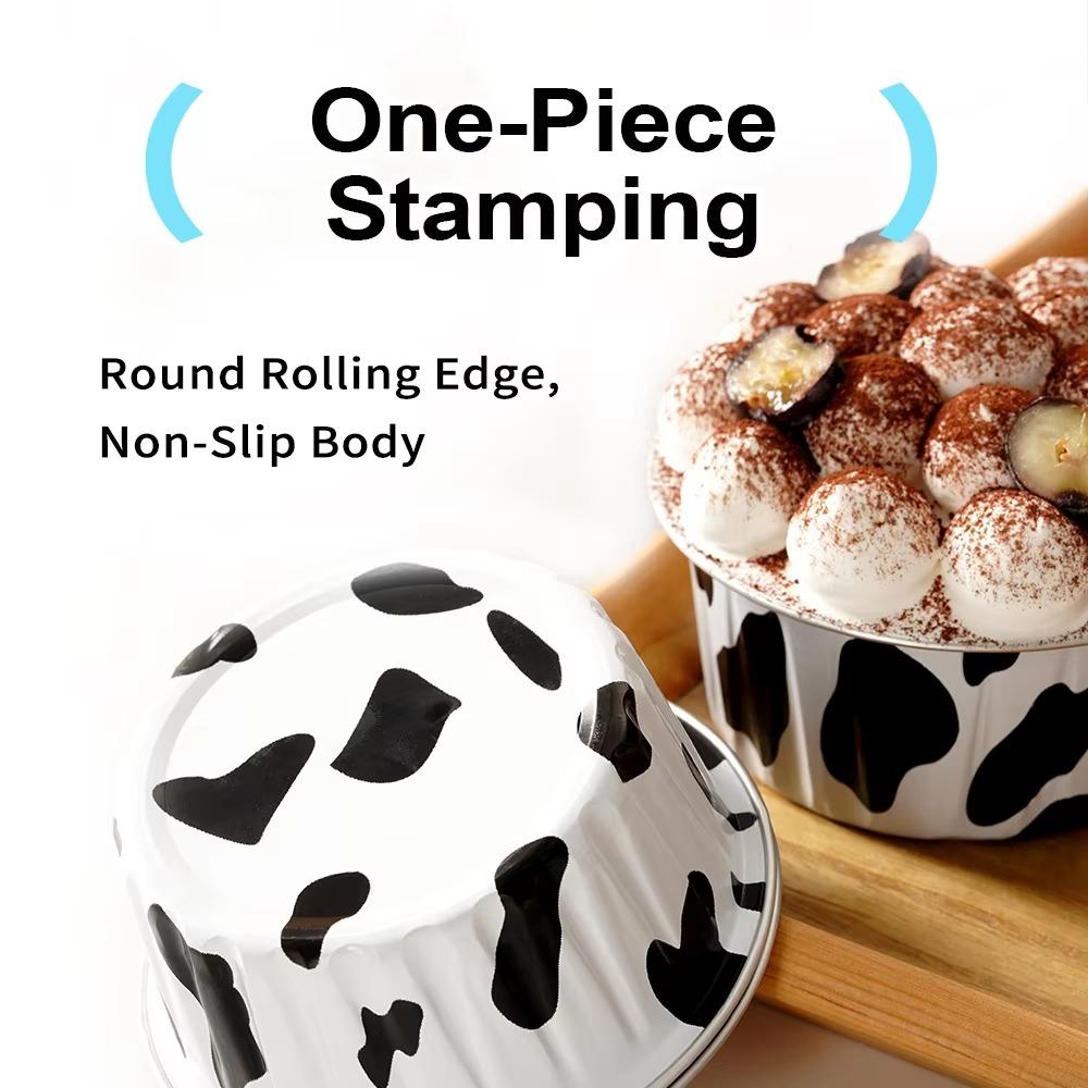 10pcs Small Baking Pudding Cake Mold Cake Tool Tinfoil Box Gifts Tray Tinfoil Cups