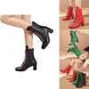 Stylish Women's Short Martin Boots With Rivets And Lace-up Design For Fall And Winter