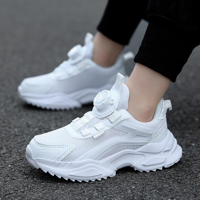 Детские трендовые удобные кроссовки для бега на мягкой подошве, студенческие модные повседневные дышащие спортивные кроссовки для мальчиков и девочек