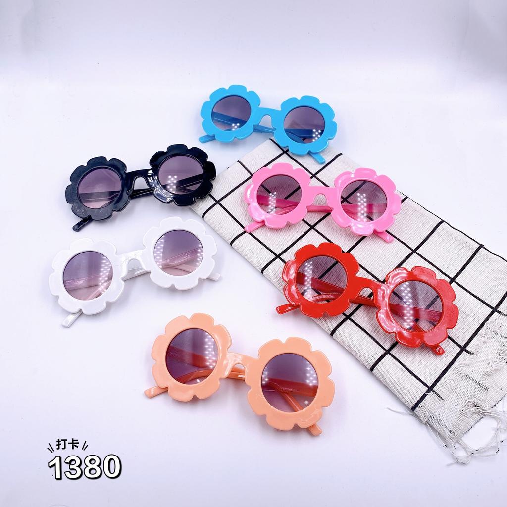 1380 Lace Children'S Glasses Plastic Frame Decorative Glasses Small Flower Lenses Baby Fashion Plastic Sunglasses