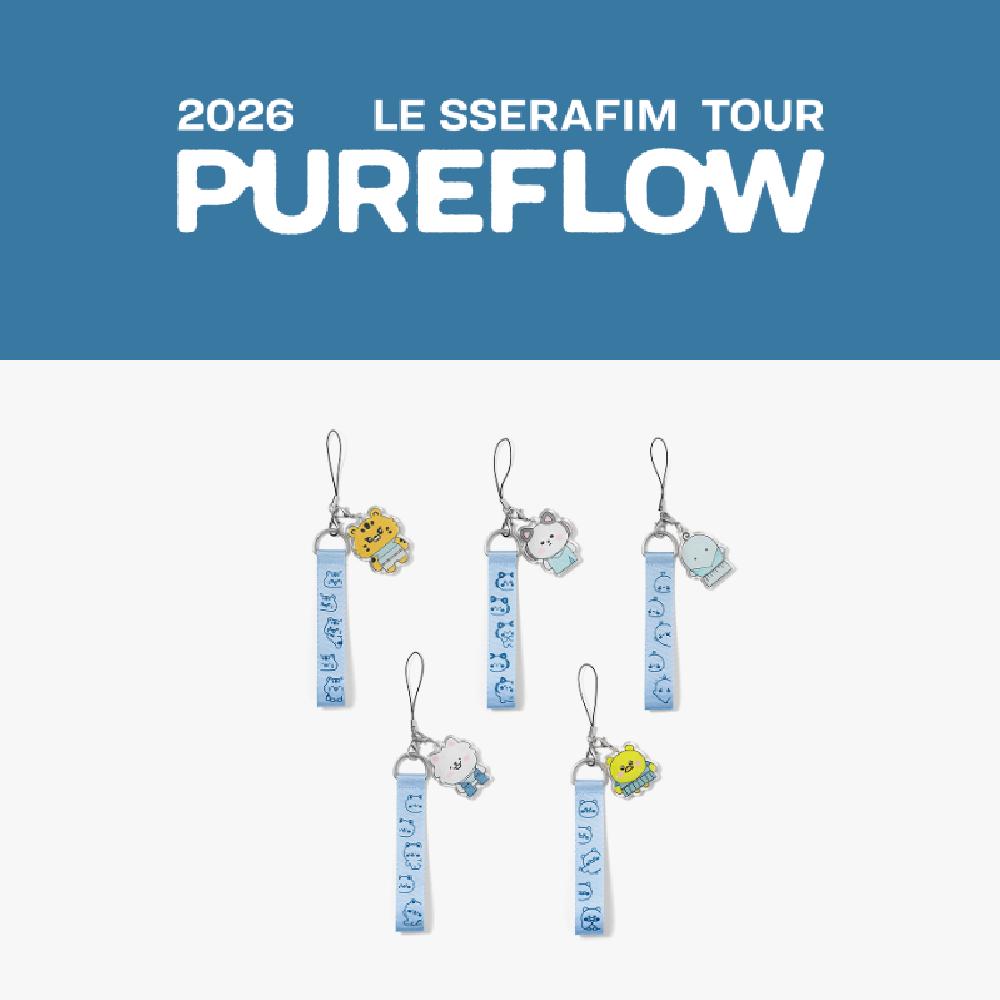 2026 LE SSERAFIM ТУР PUREFLOW FIM'S CLUB Брелок-ремешок