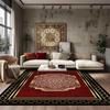Luxury Large Size Carpet Living Room Sofa Area Rugs European and American Decoration Bedroom Rug Non-slip Porch Doormat Washable