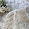 Летние женские вышитые комплекты из двух предметов Винтажные кружевные вставки Цветочные пуговицы Топы и утягивающие шорты Комплекты