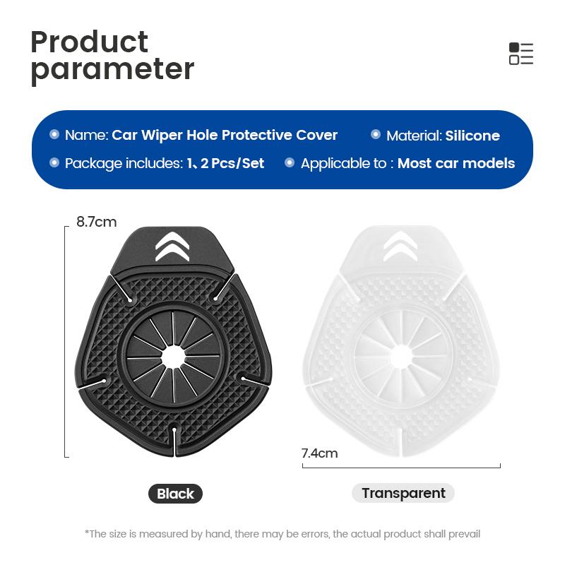 YKKBG1 Car Windshield Wiper Dustproof Protection Cover for Citroen C3 VTS DS3 DS4 DS5 Cross Berlingo Grand Picasso Jumper Accessories