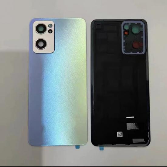 Стеклянная задняя крышка для Oppo Reno7 5G Крышка аккумулятора Задний корпус С линзой камеры Ремонт Замена для Oppo Reno7 4G
