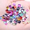 Hot Sale 4mm Acrylic Loose 10000pcs FlatBack Square Gems for Crafts Scrapbooking DIY Bags Clothes Nail Art Decoration