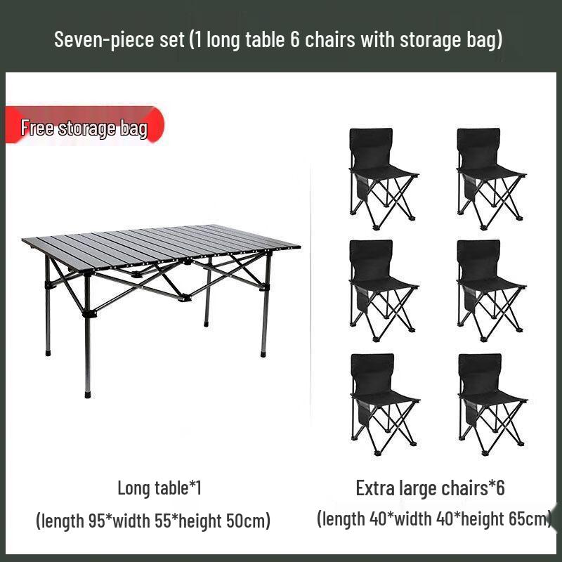 Portable Folding Outdoor Picnic Table and Chair Set