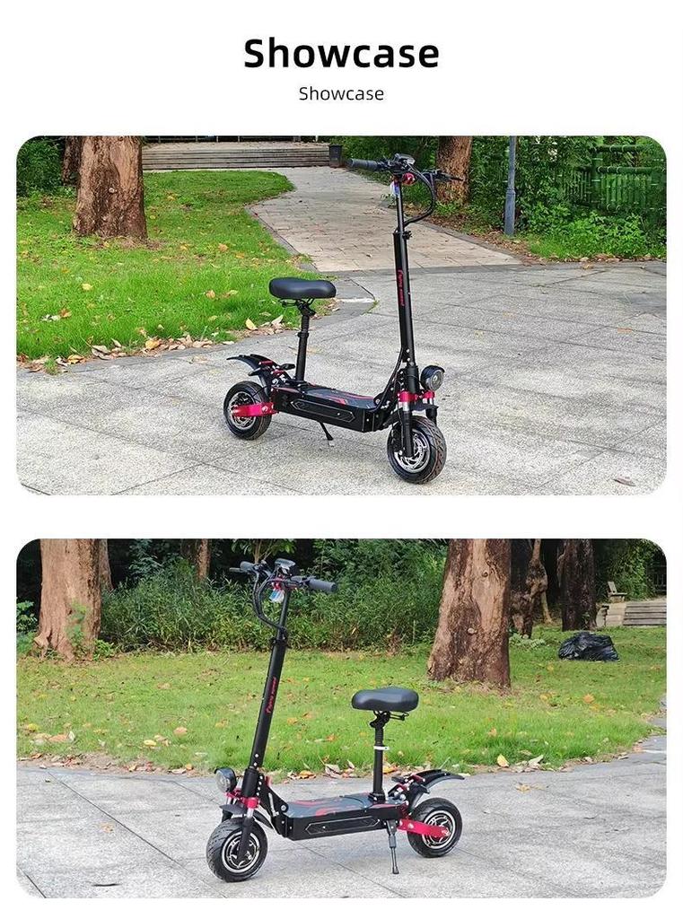 Boyuda's new electric scooter Q7Pro Max, equipped with 3200W dual motors, 52V28AH battery, application control, and silent tire scooter