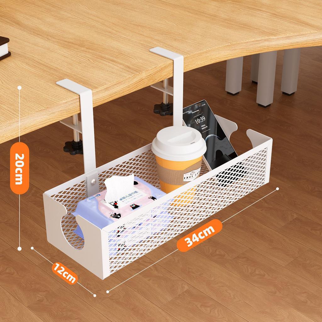 Under Desk Cable Management Tray No Drill Steel Desk Cable Organizers Wire Management Tray Cable Management Rack Storage Shelf