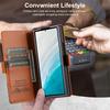 Роскошный кожаный RFID кошелек с отделениями для карт, чехол для телефона для Samsung Galaxy Z Fold 7 6 5 4 3 Fold6 Fold7 Flip, магнитная защитная крышка