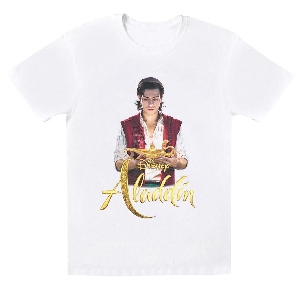 Disney Футболка из хлопка с изображением фильма «Аладдин» для девочек