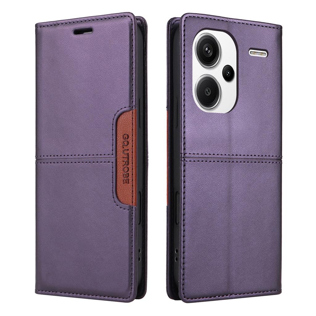 Роскошный кожаный чехол для Xiaomi Flip Folio RFID Blocking Wallet Kickstand Защитный чехол-кобура для Redmi Note14 Redmi12C Xiaomi 14T 11T 12T Poco X7