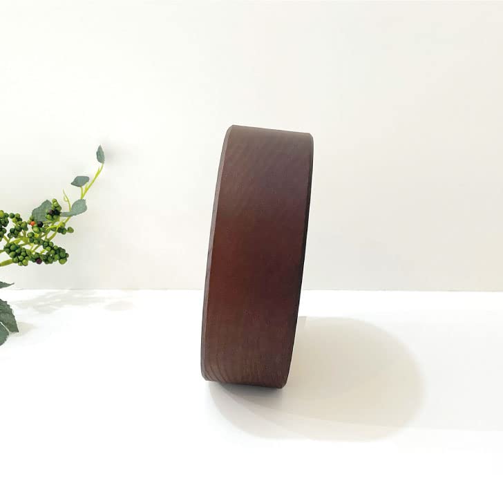 KATOMOKU Часы двойного назначения 5 Коричневые радиочасы с непрерывной секундной стрелкой km-112BRRC