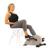 Sunny Health Fitness Magnetic Pedal Dual Function Mini Exercise Cycle with Design & Under-Desk Exerciser, Bike, Gray, Low-Profile (SF-B0891)