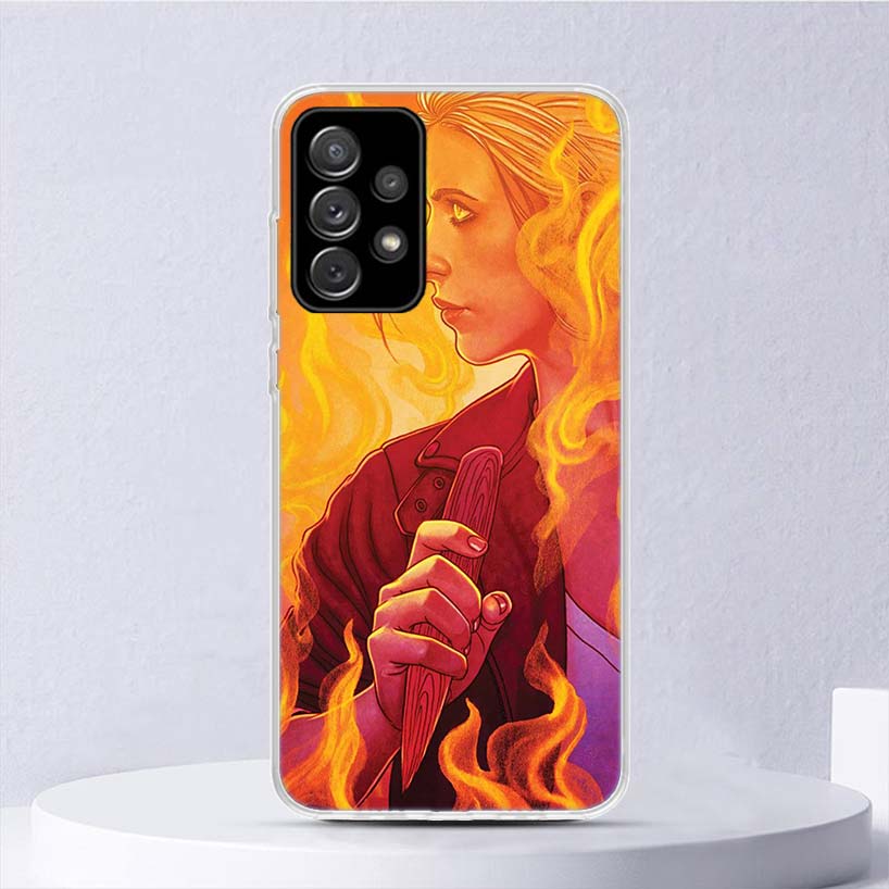 Чехол-бампер Баффи Истребительница вампиров для Samsung Galaxy A16 A15 A14 A13 A56 A55 A54 A53 Чехол для телефона A26 A36 A25 A35 A24 A34 A23 A3