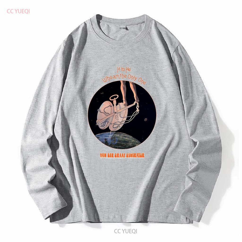 Генератор Ван де Граафа H to He Who Am the Only One Классическая футболка с длинным или коротким рукавом винтажная стираная унисекс немного