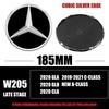 3D 185MM 205MM Front Grille Star Logo Emblem Badge Auto Accessories For Mercedes-Benz C/B/E Class W206 W253 W213 GLC GLE V Class SN9