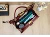 Черный Ангел Женская Сумка из Натуральной Кожи, Большая Вместимость, Двусторонняя Сумка-Кроссбоди, Железные Шарниры, Кожа Первого Слоя