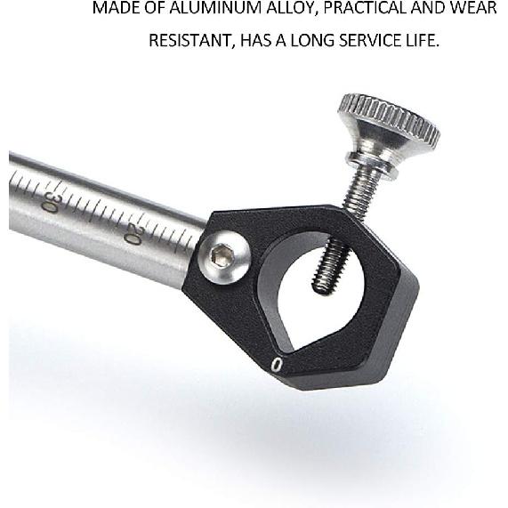 Wheel Marking Gauge, Wood Scribe Tool Woodworking Tool Set 180 MM Sliding Mark Scraper Adjustable Precision Linear Arc Dual-purpose Scriber Parallel