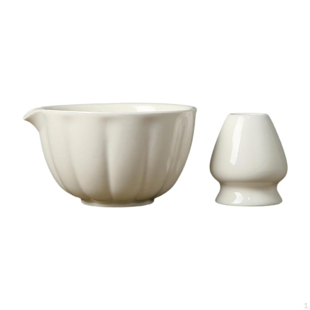 Керамическая миска для матча, емкость для смешивания 420 мл, чашка зеленого чая